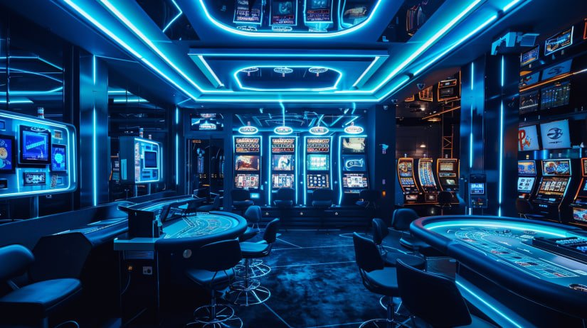 Tampilan live poker dengan dealer profesional di studio multi-kamera mia bet